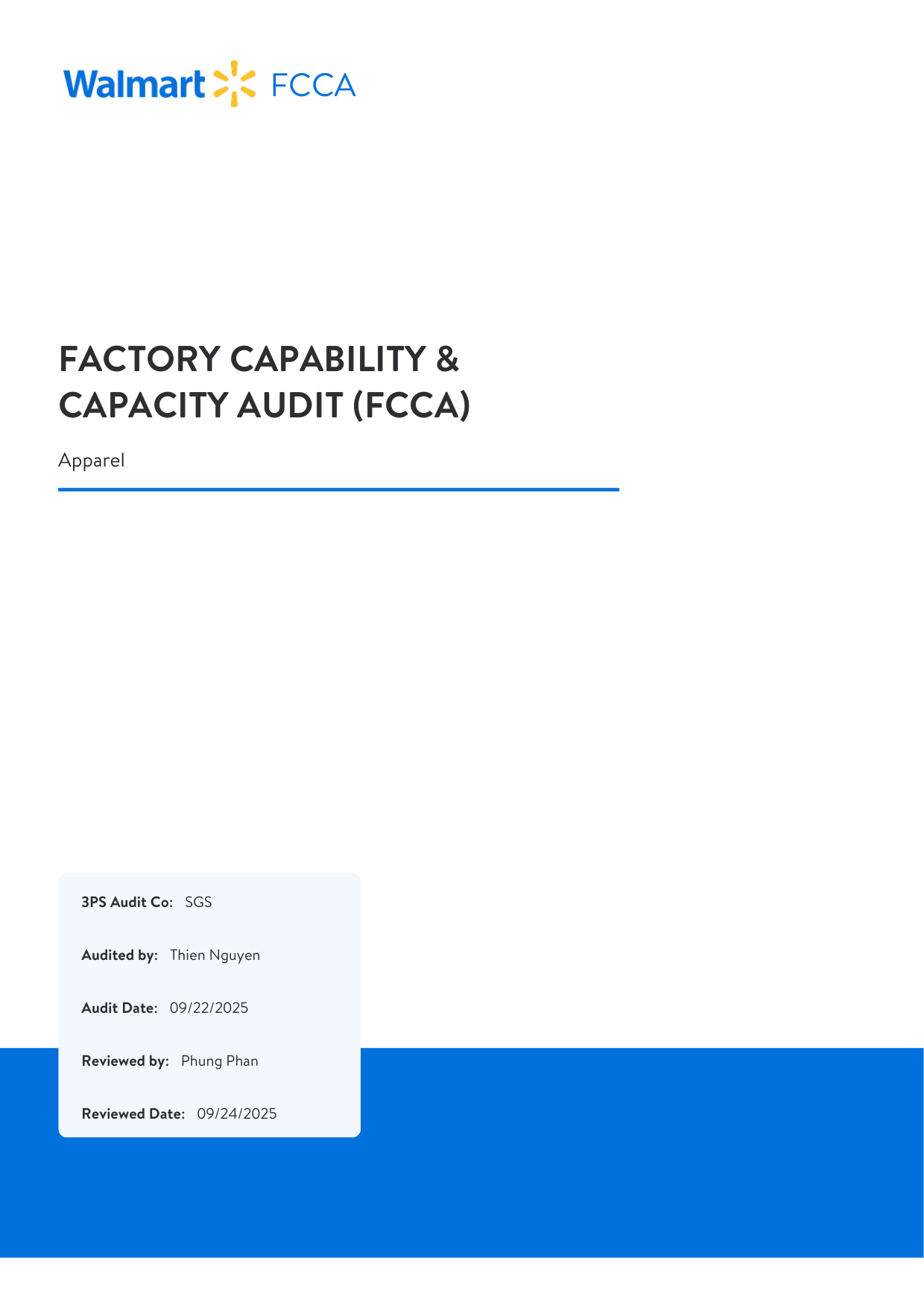 FCCA Audit Report